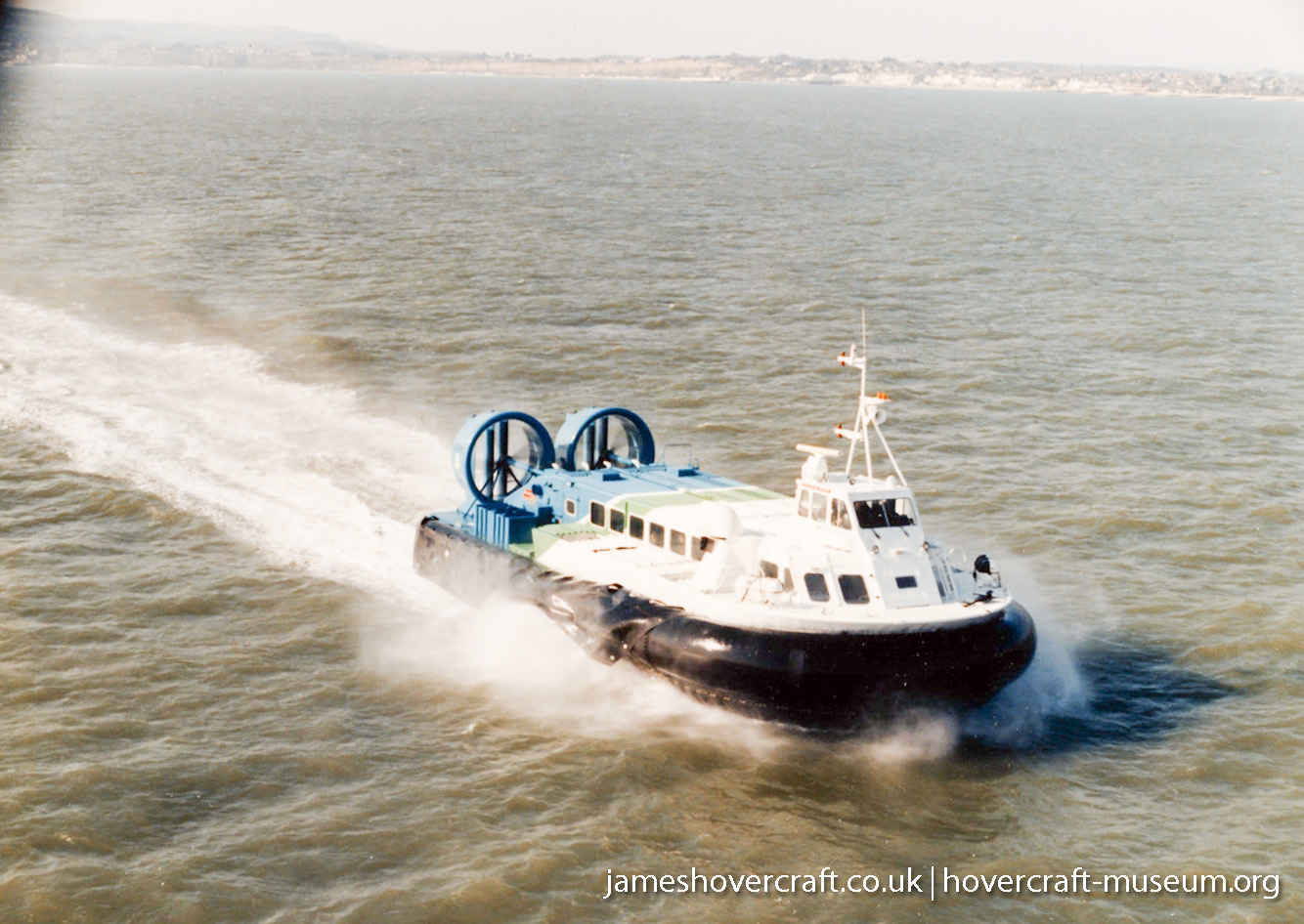 AP1-88 hovercraft with Hoverwest -  (credit: The <a href='http://www.hovercraft-museum.org/' target='_blank'>Hovercraft Museum Trust</a>).